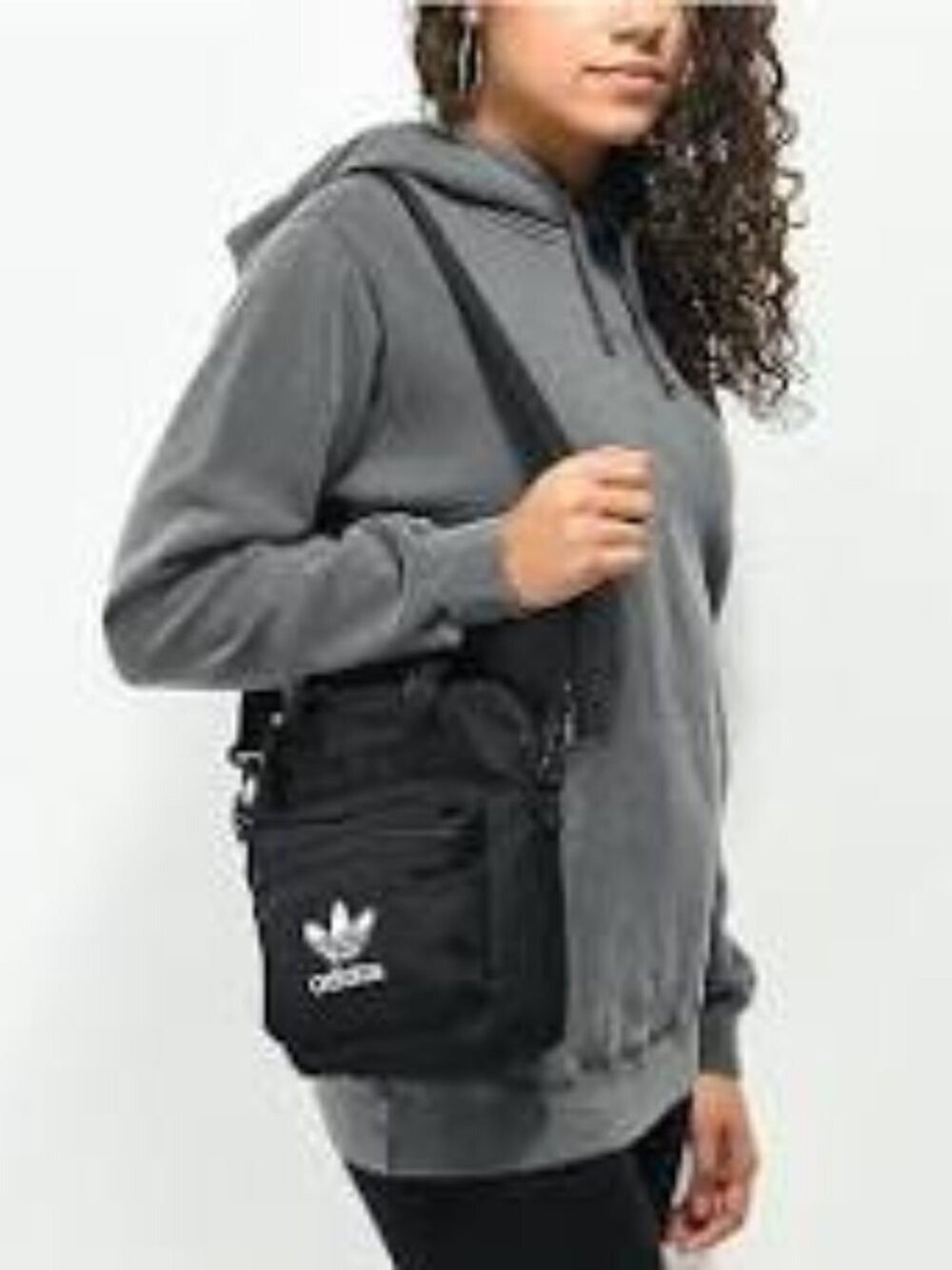 adidas Black Trefoil Mini Shoulder Bag